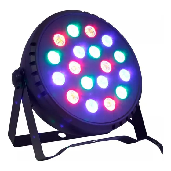 Canhao Refletor De Led 18 Rgb 13,5w Iluminação Luz De Festa