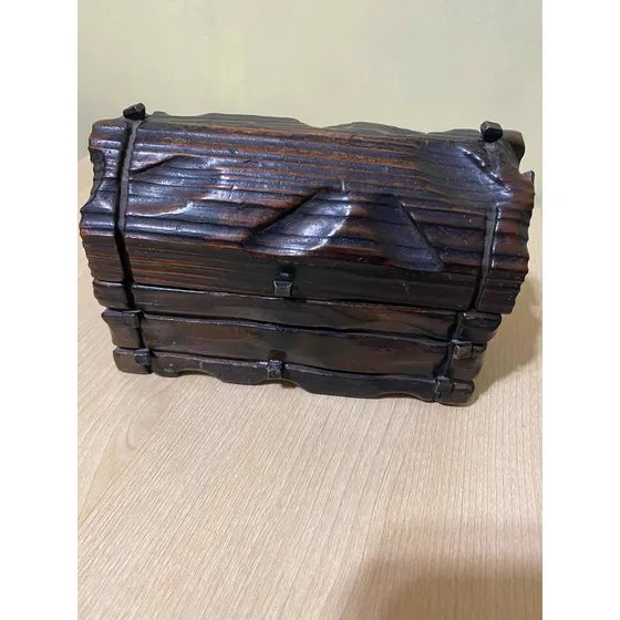 Cofre De Madera Para Decoración. Usado.