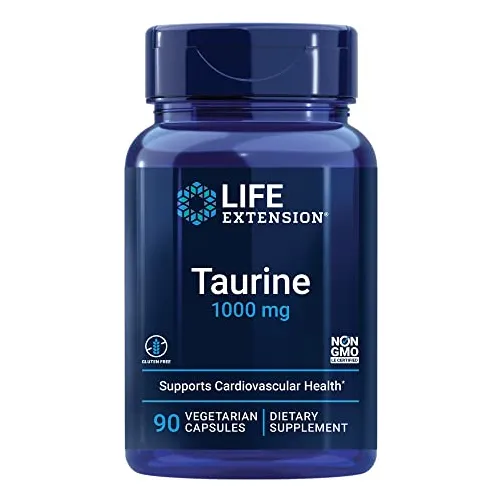 Suplemento Life Extension De Taurina 1000 Mg 90 Cápsulas Veg