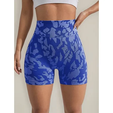 Short Deportivo Mujer Animal Print Moda Levanta Cola Push Up
