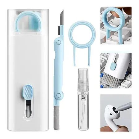 Kit De Limpieza Multifuncional 7 En 1 Y Audífonos