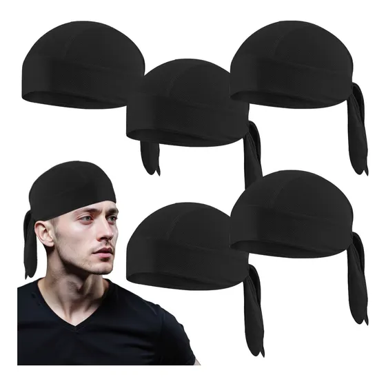 5pzs Durag,gorros Deportivas Con Bandanas Para Hombre Mujer