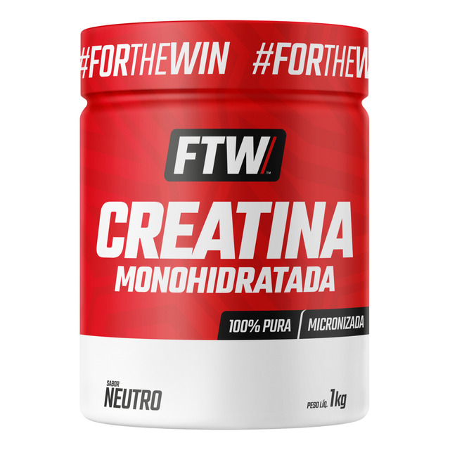 Creatina Monohidratada 100% Pura Pote 1kg - Ftw Creatina Monohidratada 100% Pura Pote 1kg - Ftw