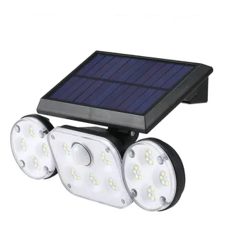 Lámpara De Pared Solar De Tres Cabezales: 3 Modos, Ip65, Lámpara De Pared Solar De Tres Cabezales: 3 Modos, Ip65,