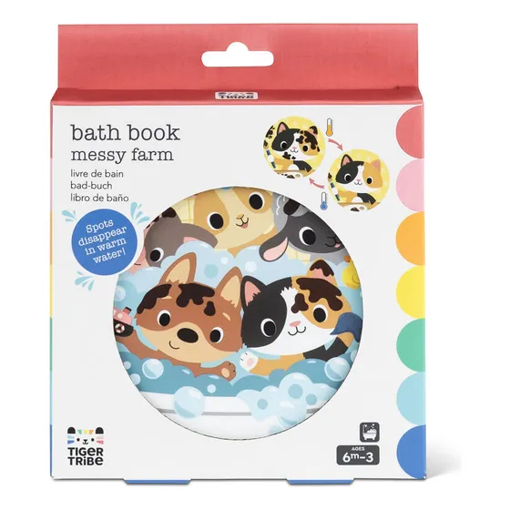 Bath Book - Messy Farm