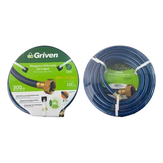 Manguera Culebra Con Conexion 1/2 PuLG X 15 Mts Griven
