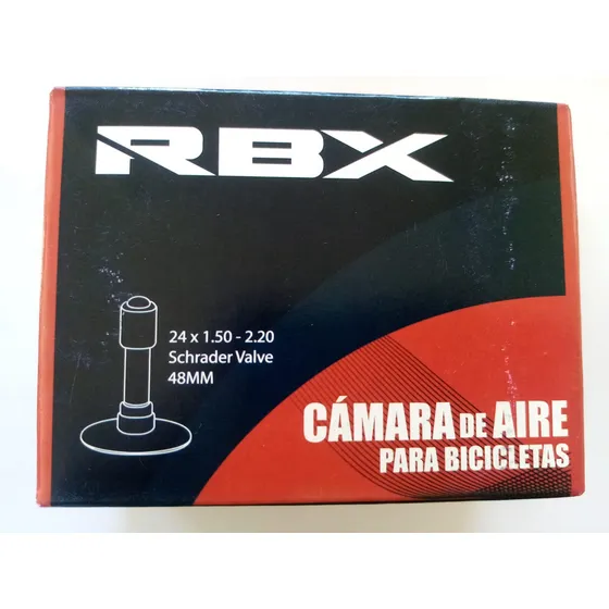 Camara Bicicleta Rbx Aro 24 X 1.50/2.20 Valvula Auto 48mm