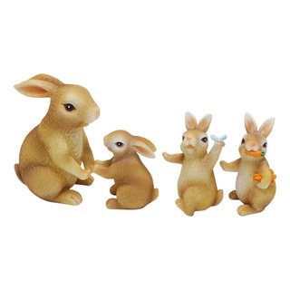 Decoraciones De De Pascua Figuras En Miniatura De Conejo Decoraciones De De Pascua Figuras En Miniatura De Conejo
