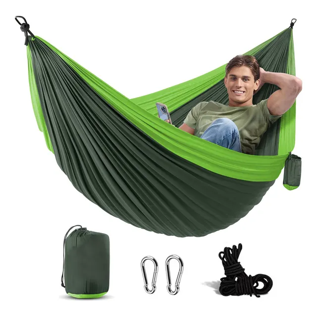 Muebles De Jardin Cama Portátil/transpirable Ligero Hamacas Color Verde
