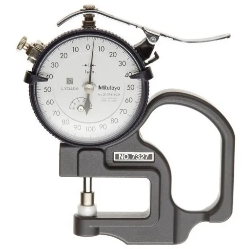 Espesímetro Mecánico 0-1mm  0.001mm Mitutoyo Japon Mod. 7327