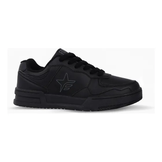 Zapatillas Sin Genero Colegial Star Con Cordones Negro Footy