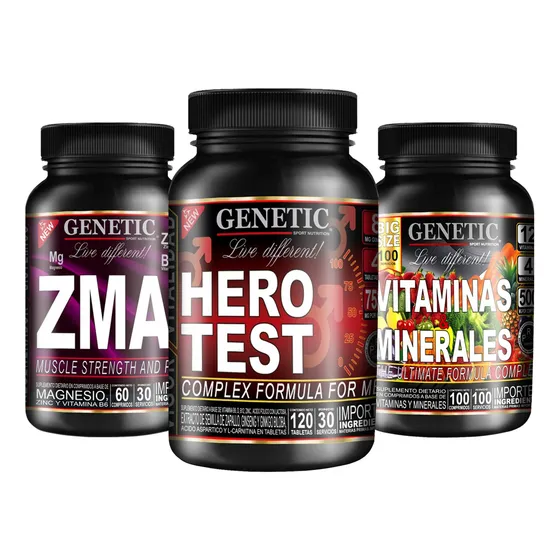 Eleva Testo Libido Vigor Hero Test + Zma + Vita Max Genetic