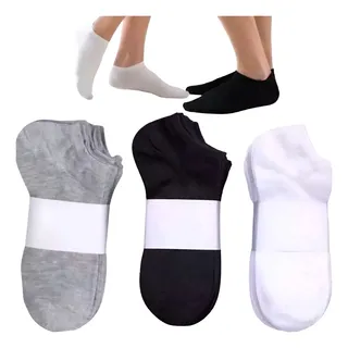 Kit 12 Pares Meia Soquete Cano Curto Unissex Atacado Cores Kit 12 Pares Meia Soquete Cano Curto Unissex Atacado Cores