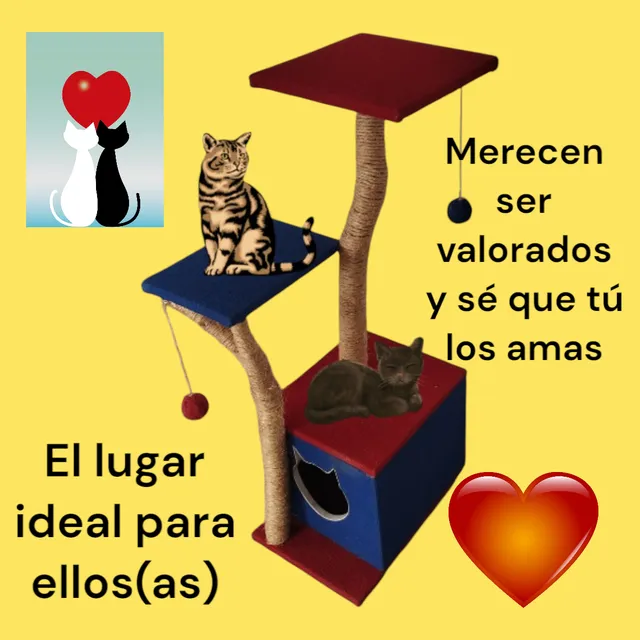 Torre Rascador Para Gatos. Solo Caracas