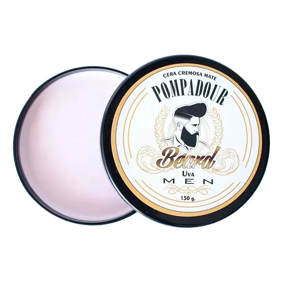 Cera Bear Pompadour Pomada Para Cabello Mate Uva Men 150g