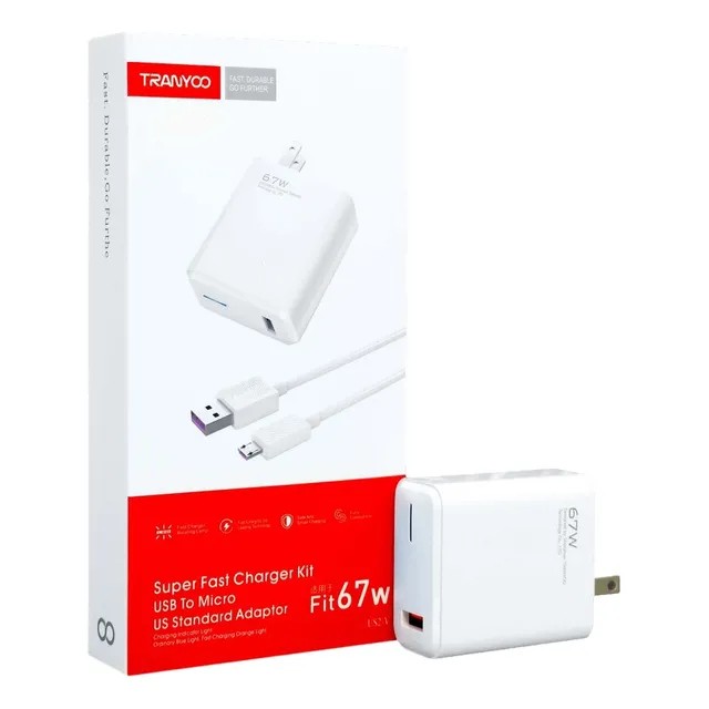 Cargador Rapida 67w Tranyoo Tipo Usb Micro