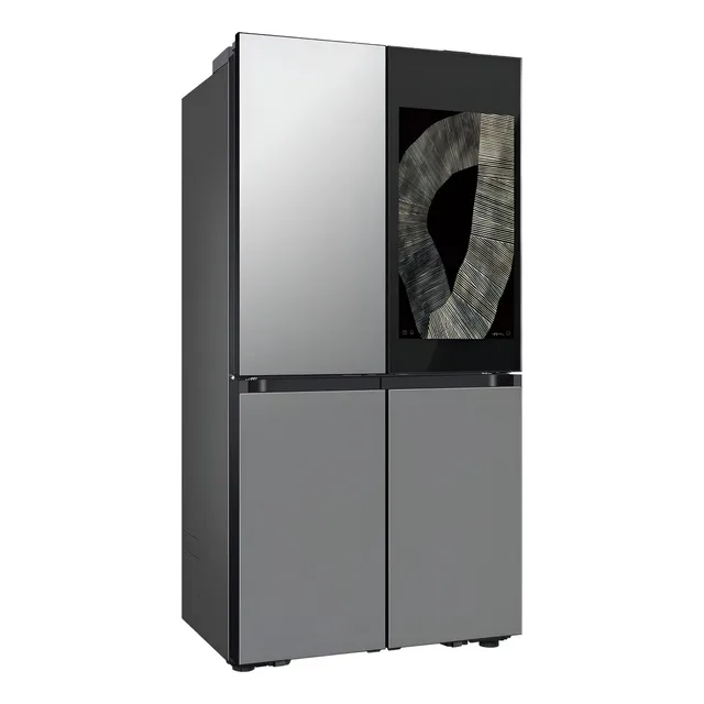 Refrigerador Samsung Bespoke 29ft Family Hub Acero Color Plateado