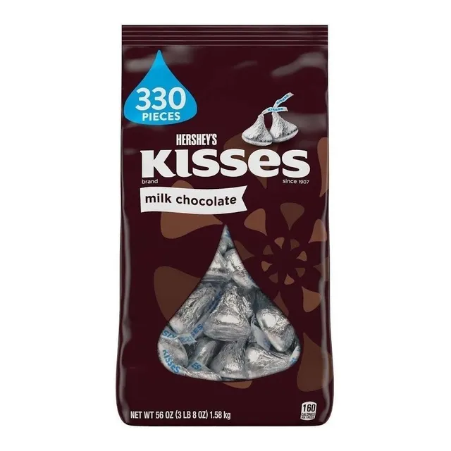 Chocolate De Leche Kisses 330 Un Hershey's 1,58 Kg