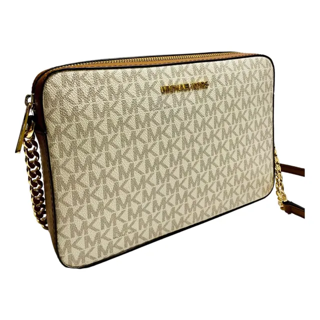 Bolsa Jet Set Michael Kors Mujer Vanilla Café Original Mc3b