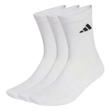 Kit 3 Pares De Meia Esportivas adidas Branco Lisa G