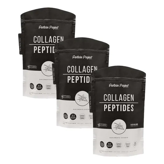 Protein Project Collagen Peptides 908gr Vainilla X3 Unidades