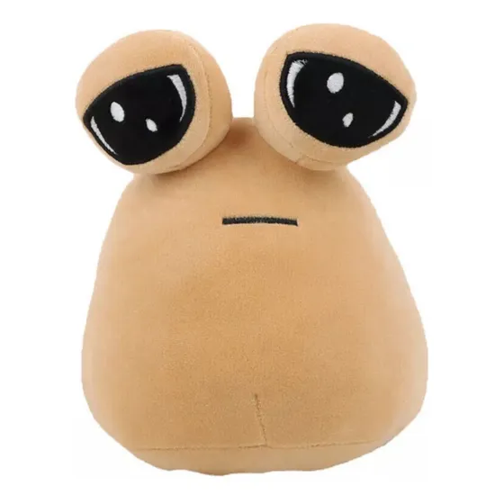 Pou Peluche Mi Mascota Alíen 25cm +moño Regalo Y Perfumadito