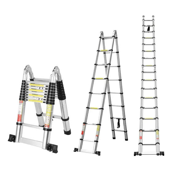 Escalera Telescópica De Marco A; 16.5 Ft, 330 Lbs; Feete