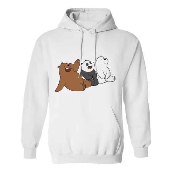 Sudadera Osos Escandalosos Amigos Pardo, Panda Y Polar