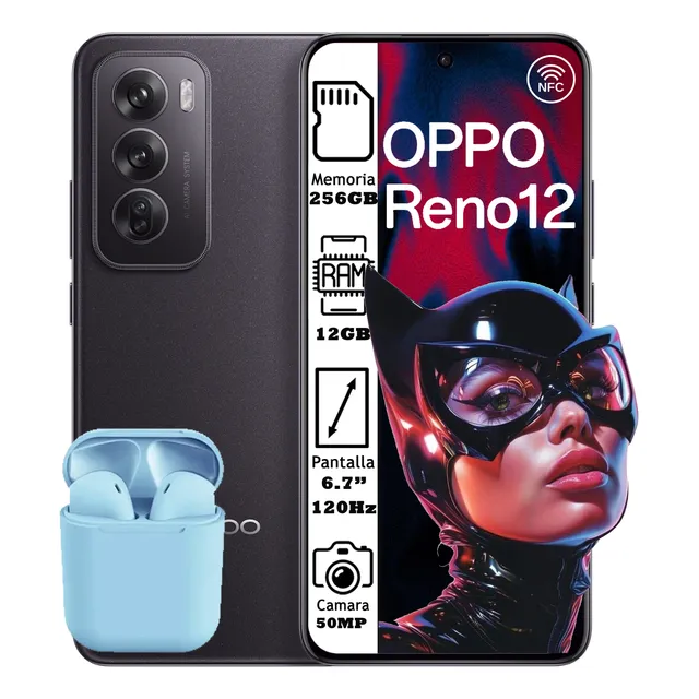 Celular Oppo Reno 12 5g Dual Sim 256gb 12gb Ram + Kit