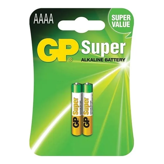 Pilha Alcalina Mini Aaaa Gp Batteries Com 2 Unidades