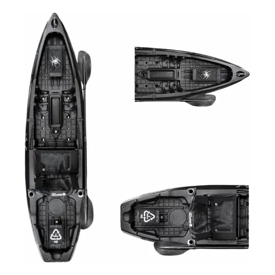 Caiaque Titanium Touring E Fishing Black Brudden Náutica 