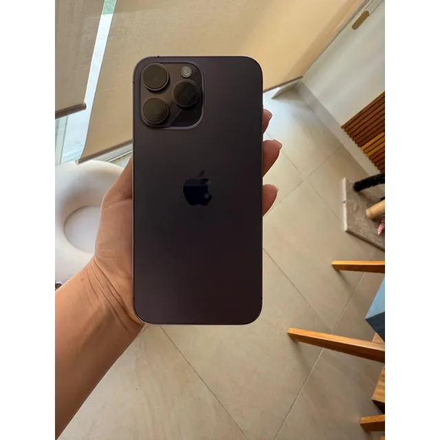 iPhone 14 Pro Max Morado 256 Gb Perfecto Estado Físico, Sim Virtual. Entrego Cable Original Y Cases