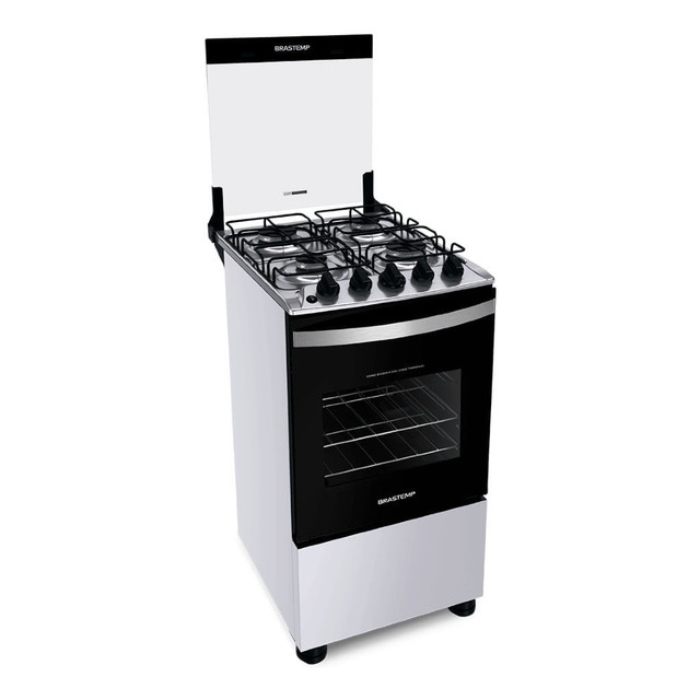 Fogão 4 Bocas Acendimento Automático Bfo4nbb Brastemp 127/220v Cor Branco 127/220v Fogão 4 Bocas Acendimento Automático Bfo4nbb Brastemp 127/220v Cor Branco 127/220v