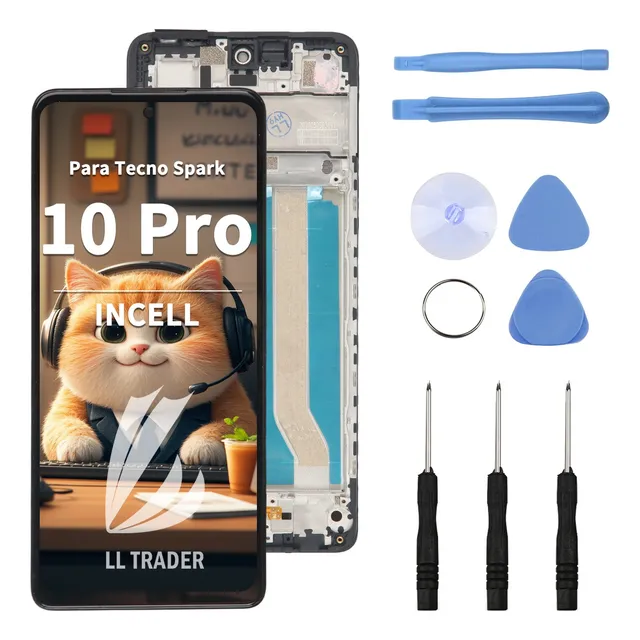 Pantalla Lcd Para Tecno Spark 10 Pro Con Marco Ki7