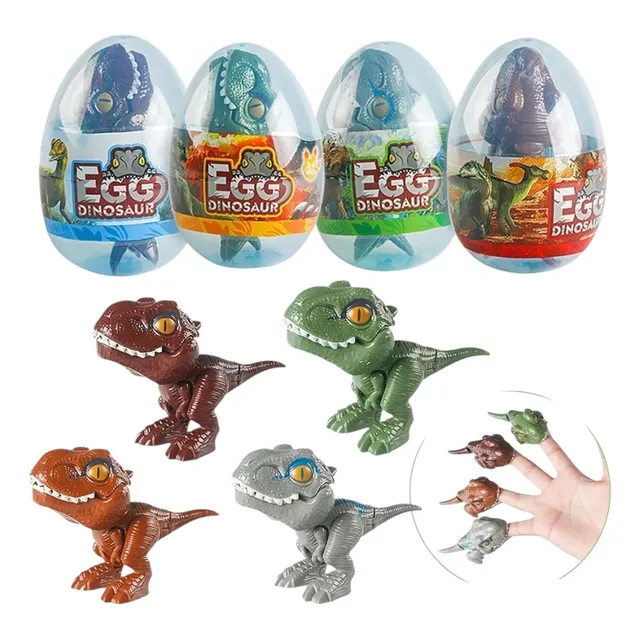4 Piezas Huevos Juguetes De Dinosaurios Para Niños, Kit 4