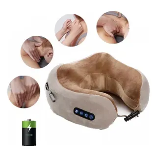 Masajeador Almohada Eléctrico Cuello Cervical Recargable Masajeador Almohada Eléctrico Cuello Cervical Recargable