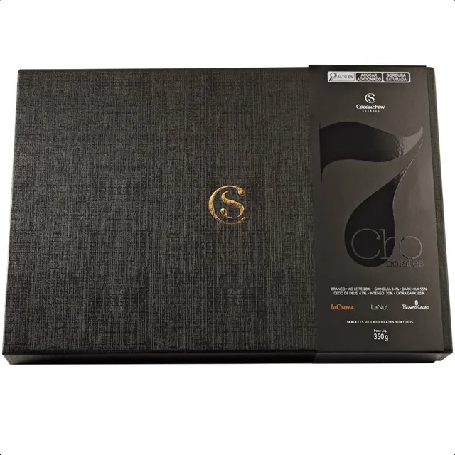 Presente Cacau Show Tabletes Chocolate Intensidade 350g Doce