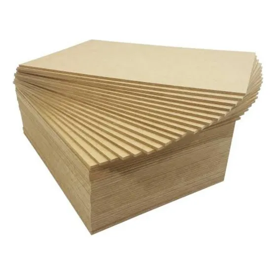 Kit 5 Chapas Mdf Cru 60x40 6mm ( Todos Os Tamanhos )