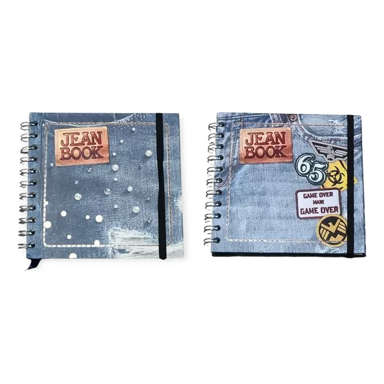Libreta Jean Book Durabook Cuaderno Cuadrado Notas Raya