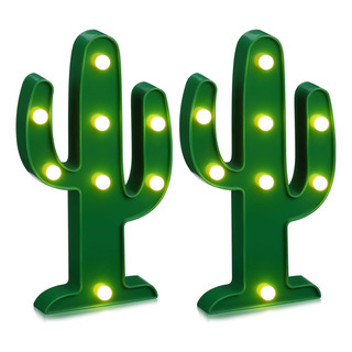 Riakrum 2 Pcs Led Night Light Led Cactus Light Mexican Party Riakrum 2 Pcs Led Night Light Led Cactus Light Mexican Party