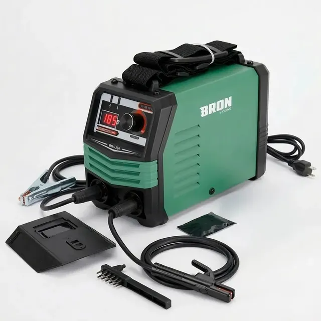 Soldadora Inverter Bron By Gadnic 100a Tecnologia Igbt 220v Portatil Proteccion Ip21s Rango 20 A 100a Verde