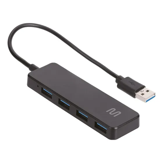 Hub Usb 3.0 Multi Ac444 4 Portas 5gbps - Preto