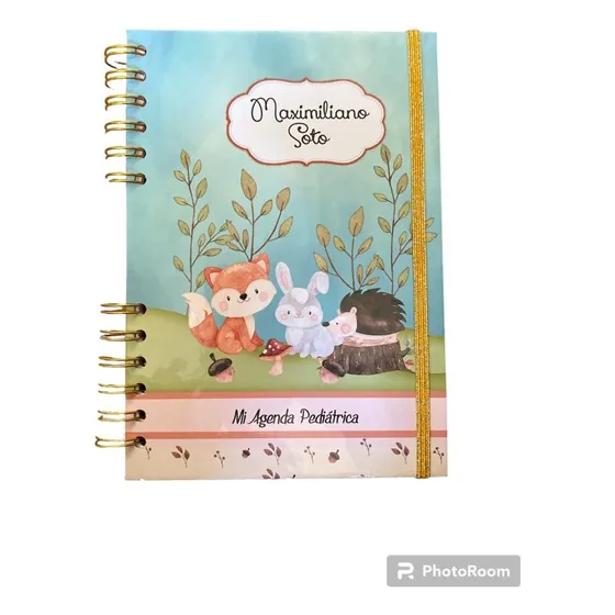 Cuaderno Pediátrico Personalizado. Tapa Dura, 100 Hojas