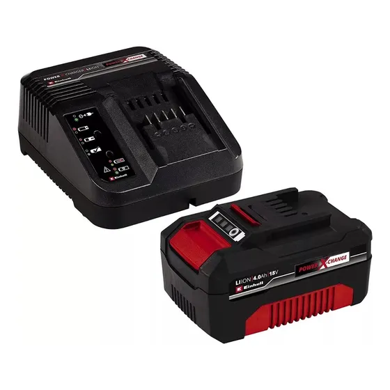 Starter Kit Einhell Cargador Rapido + Batería 18v 4 Ah Amp