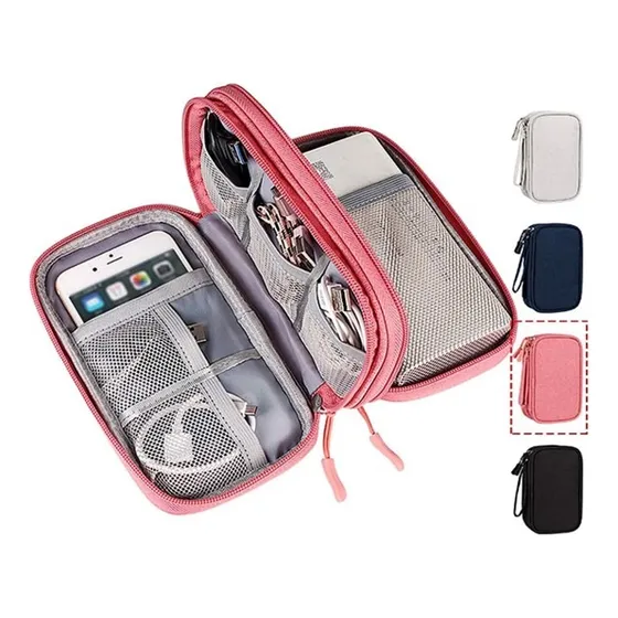 Cartuchera Organizador Accesorios Electrónicos Cables Telef