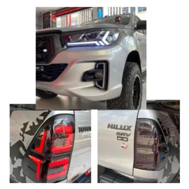 Faros Y Stop De Lujo Led Toyota Hilux 2017 - 2021 Nuevos