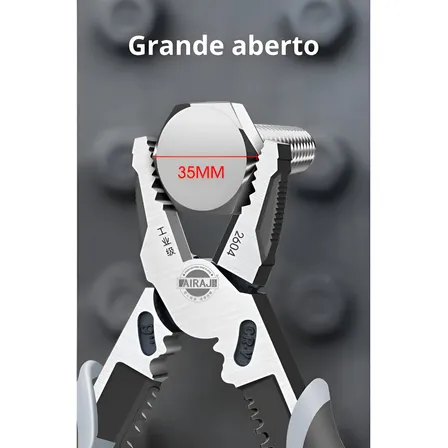 Alicate Univeral Max Titanium Corta Tudo Descasca Cabo Airaj