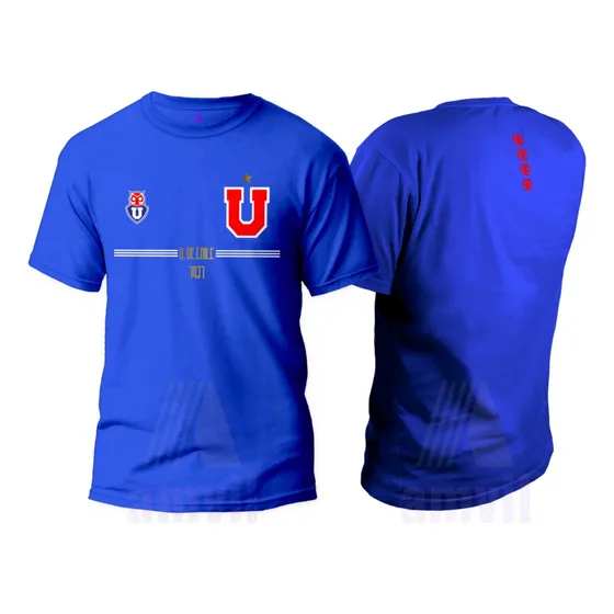 Polera Universidad De Chile Infantil Unisex Dis 5