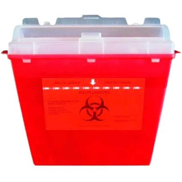 Contenedor Para Agujas Capacidad 5 Litros