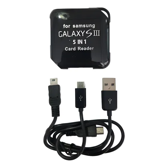Adaptador Multilector 5 En 1 Para Teléfono Y Computadora